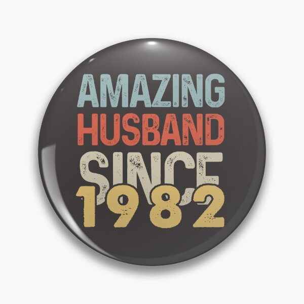 Item preview, Amazing Husband Since 1982 - Funny 1982 quote gift idea For Men and Women - funny wedding anniversary 40 years designed and sold by Mmmm3344.