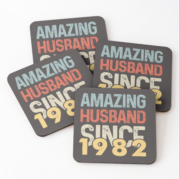 Item preview, Amazing Husband Since 1982 - Funny 1982 quote gift idea For Men and Women - funny wedding anniversary 40 years designed and sold by Mmmm3344.