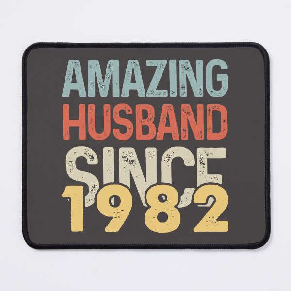 Item preview, Amazing Husband Since 1982 - Funny 1982 quote gift idea For Men and Women - funny wedding anniversary 40 years designed and sold by Mmmm3344.