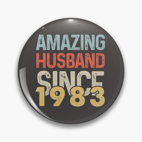 Item preview, Amazing Husband Since 1983 - Funny 1983 quote gift idea For Men and Women - funny wedding anniversary 39 years designed and sold by Mmmm3344.