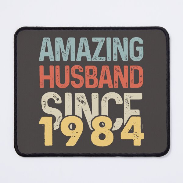 Item preview, Amazing Husband Since 1984 - Funny 1984 quote gift idea For Men and Women - funny wedding anniversary 38 years designed and sold by Mmmm3344.