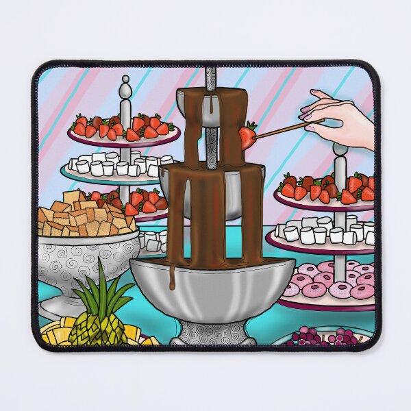 Item preview, Chocolate Fountain and Fruit designed and sold by heathersartwork.