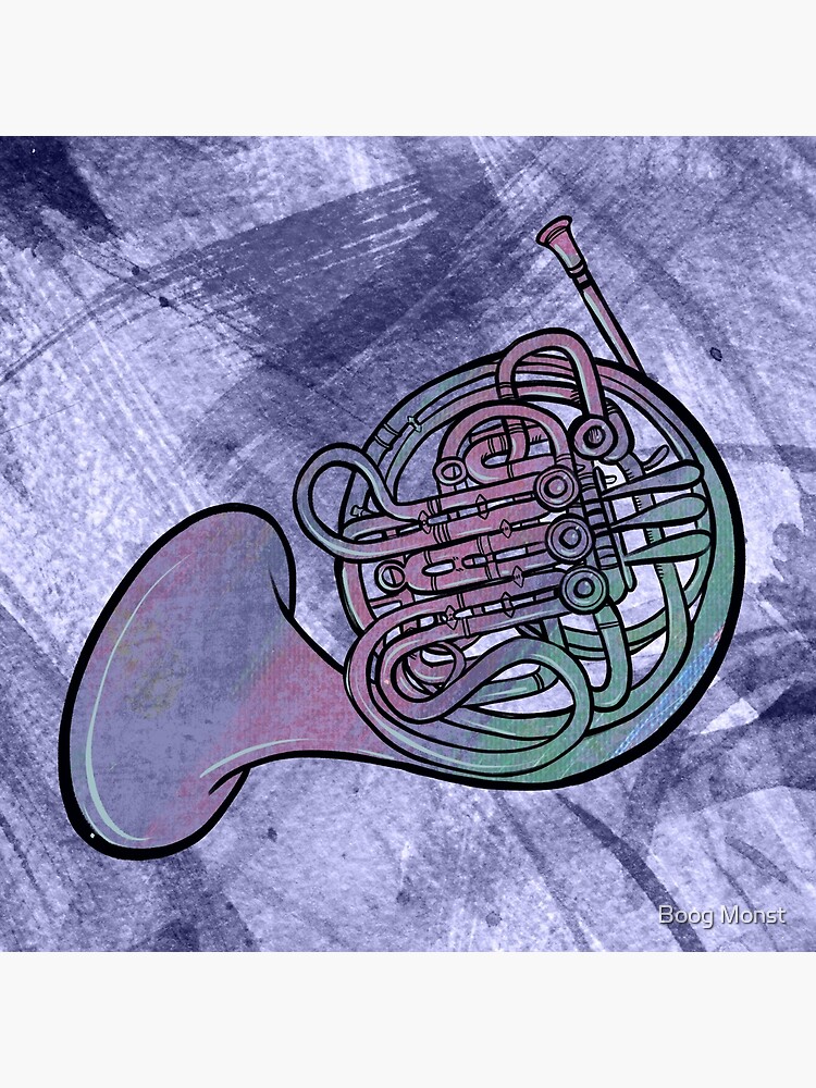 Thumbnail 2 von 2, Stofftasche, French Horn designt und verkauft von Boogiemonst.
