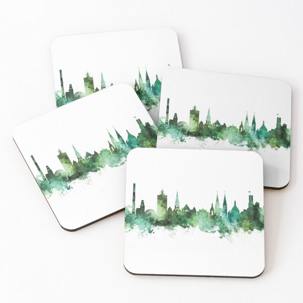 Item preview, Bielefeld Germany Skyline designed and sold by ArtPrints.