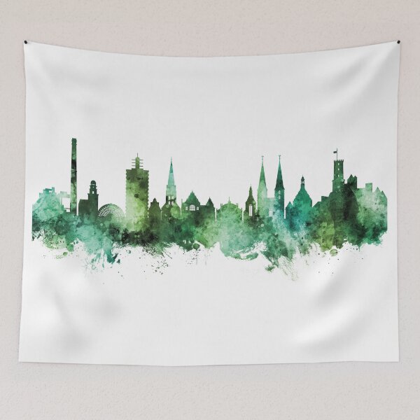 Item preview, Bielefeld Germany Skyline designed and sold by ArtPrints.