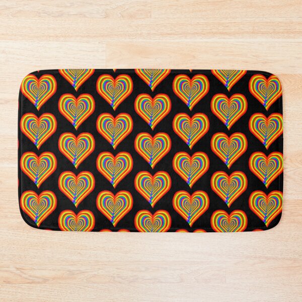 Item preview, Repeating Rainbow Heart Shaped Echo designed and sold by Deborah Camp.