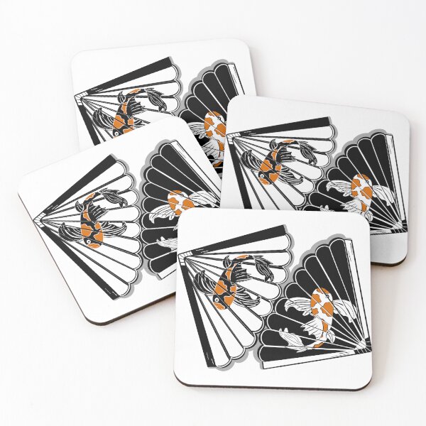 Item preview, Japanese Koi Fans With Yin and Yang Koi designed and sold by Designs-by-Lou.