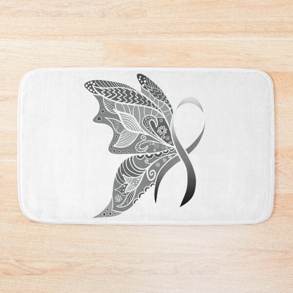 Item preview, Brain Cancer Awareness Ribbon Butterfly Drawing designed and sold by SparkyMae.
