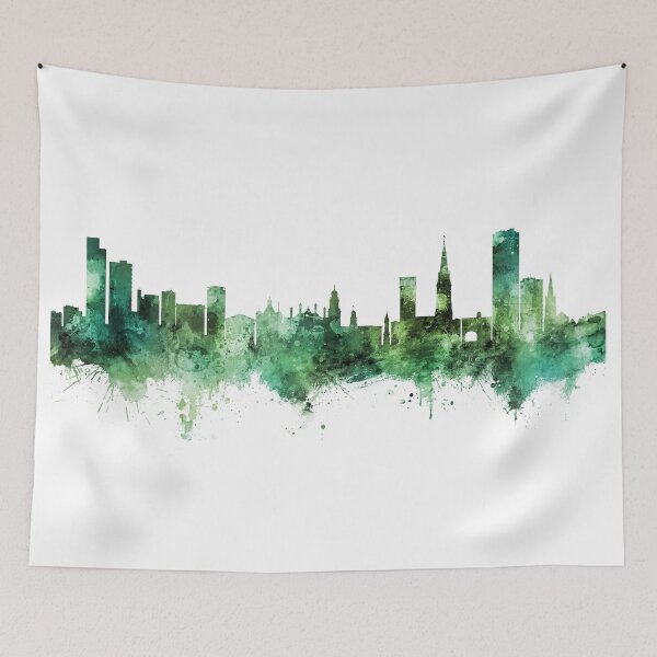 Item preview, Leicester England Skyline designed and sold by ArtPrints.