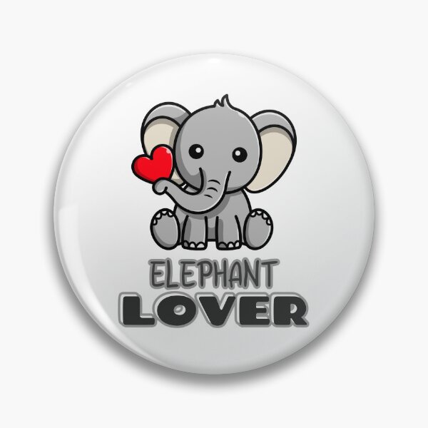 Aperçu de l'œuvre Amoureux des éléphants | Amant de bébé éléphant créée et vendue par AllThingsPuffa.