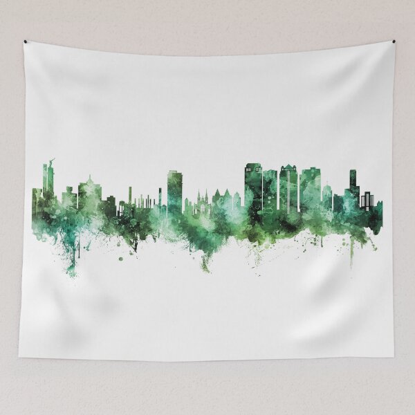 Aperçu de l'œuvre Birmingham Alabama Skyline créée et vendue par ArtPrints.