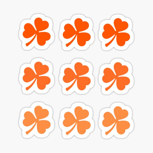 Item preview, Orange Clover Leaf - Shamrock Designs Pack designed and sold by TLikeT-shirt.