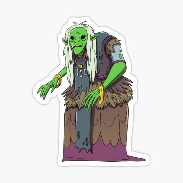 Green Hag Sticker