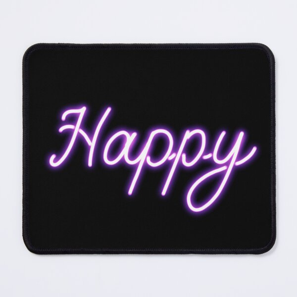 Item preview, Happy Neon Sign designed and sold by thesnowwhyte.