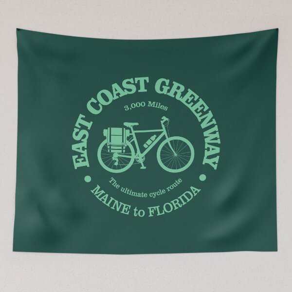 Item preview, East Coast Greenway (cycling) designed and sold by curranmorgan.