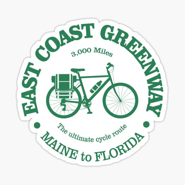 Item preview, East Coast Greenway (cycling) designed and sold by curranmorgan.