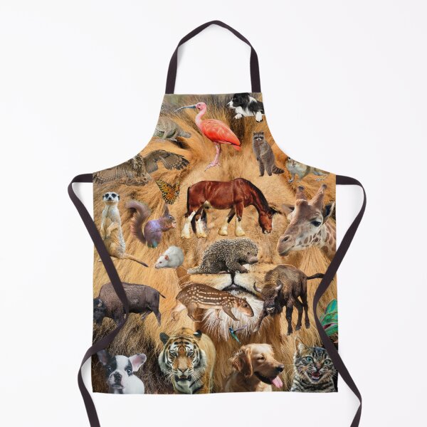 Item preview, Animal Montage on Lion's Face designed and sold by Javamba.