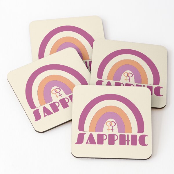 Item preview, SAPPHIC PRIDE LESBIAN RAINBOW designed and sold by Mercurial Merkaba.