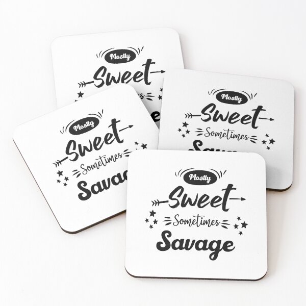 Item preview, Mostly Sweet Sometimes Savage Funny Women Empowerment Saying Gift designed and sold by BestComicss.