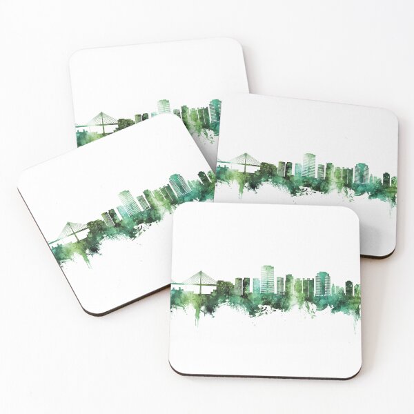 Item preview, Long Beach California Skyline designed and sold by ArtPrints.