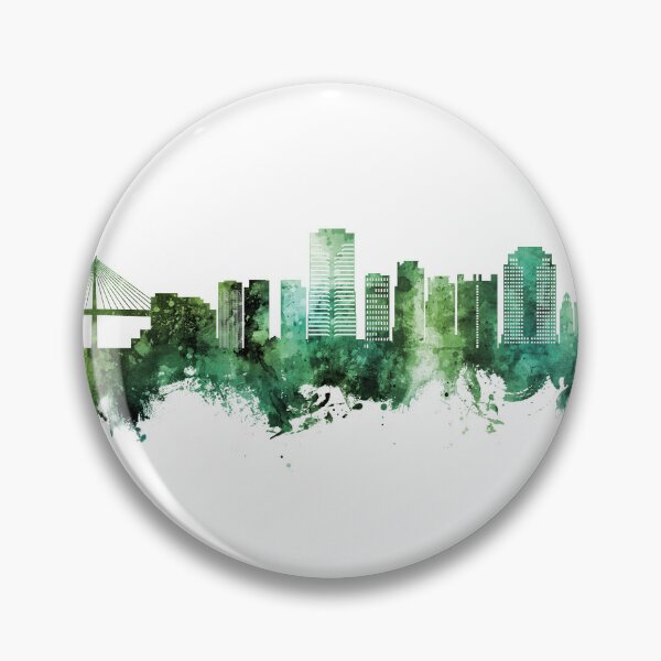 Artikelvorschau, Long Beach California Skyline entworfen und verkauft von ArtPrints.
