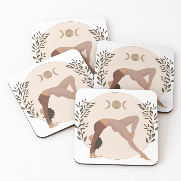 Item preview, yoga with moon designed and sold by jojokhworld.