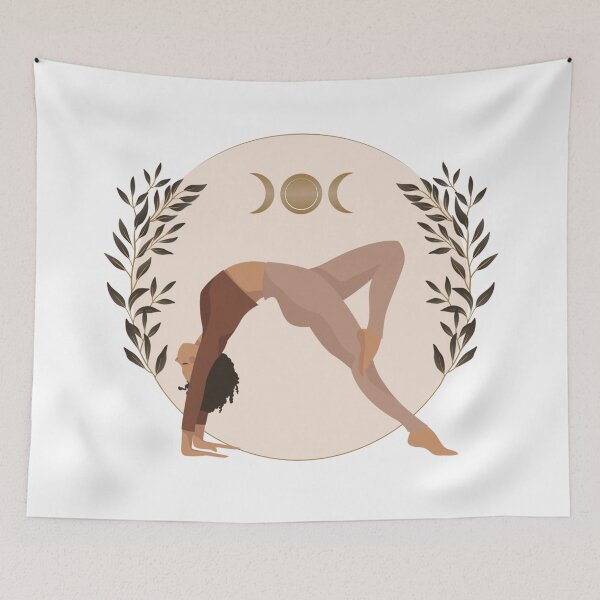 Item preview, yoga with moon designed and sold by jojokhworld.