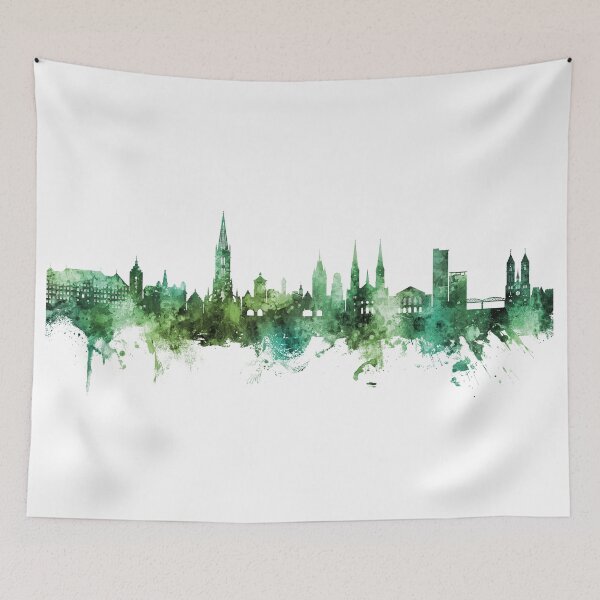 Item preview, Freiburg Germany Skyline designed and sold by ArtPrints.