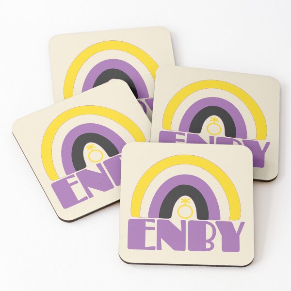 Item preview, ENBY RAINBOW NONBINARY PRIDE designed and sold by Mercurial Merkaba.