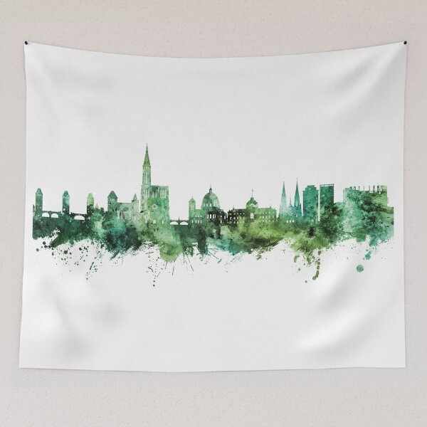 Item preview, Strasbourg France Skyline designed and sold by ArtPrints.