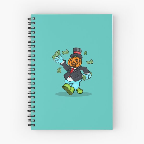 Item preview, Rich Pumpkin Monster Throwing Money. designed and sold by tedykurniawan12.