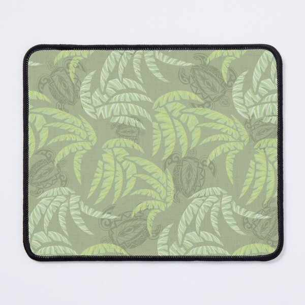 Item preview, Hawaiian Green Turtles and Palm Leaves designed and sold by sunnthreads.