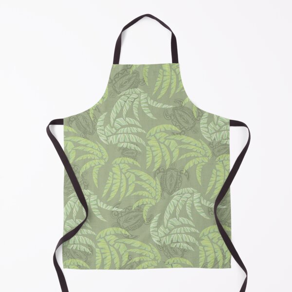 Item preview, Hawaiian Green Turtles and Palm Leaves designed and sold by sunnthreads.