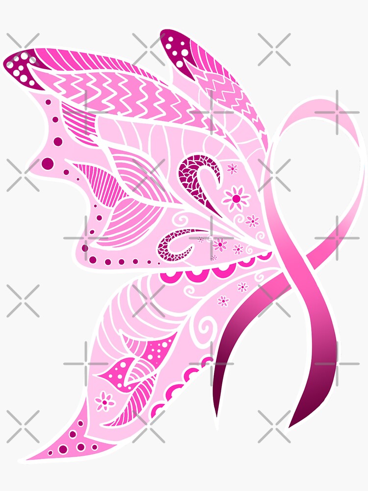 clipart papillon ruban rose