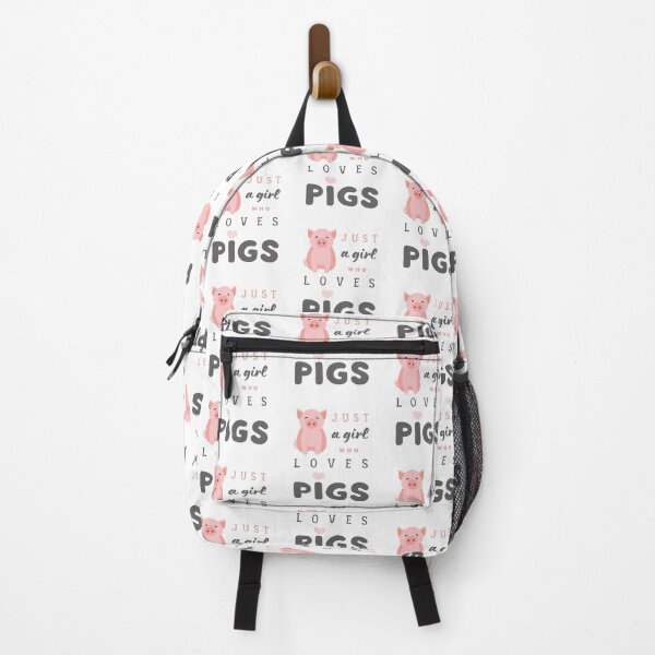 Item preview, Cute Smiling Pig - Just A Girl Who Loves Pigs designed and sold by AngelikaC04.