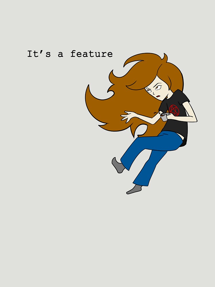 "Vinesauce Joel "It's a Feature"" Tshirt by milliu Redbubble