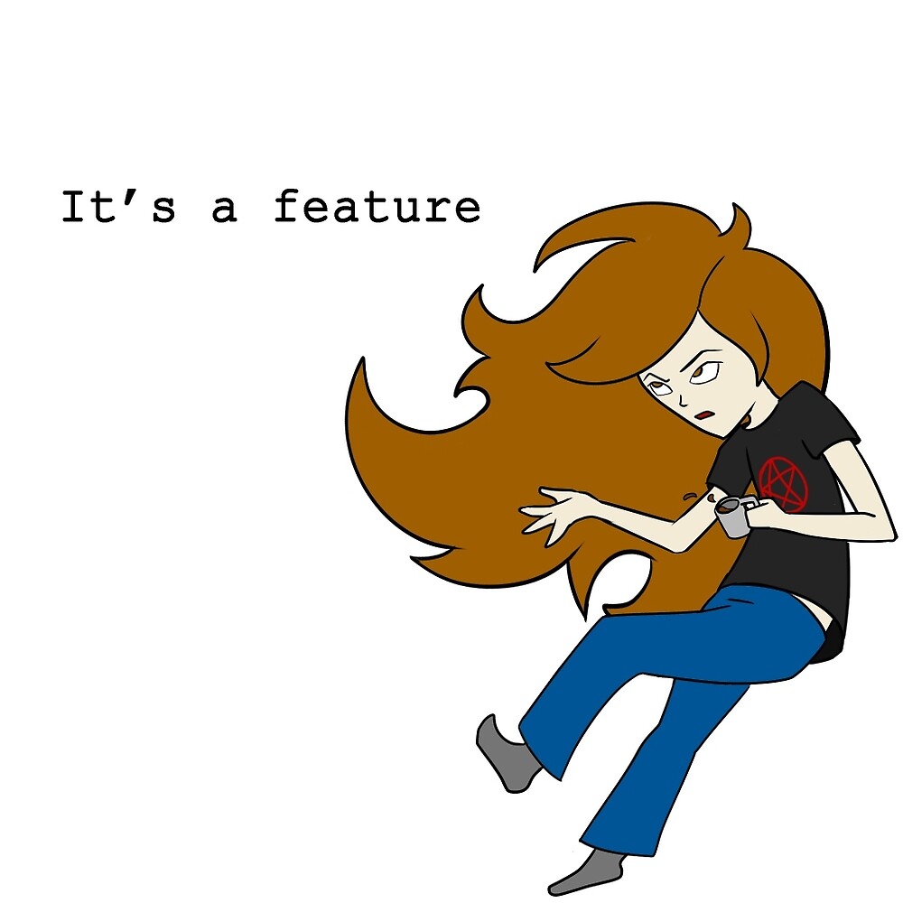 "Vinesauce Joel "It's a Feature"" by Jojo nerd Redbubble