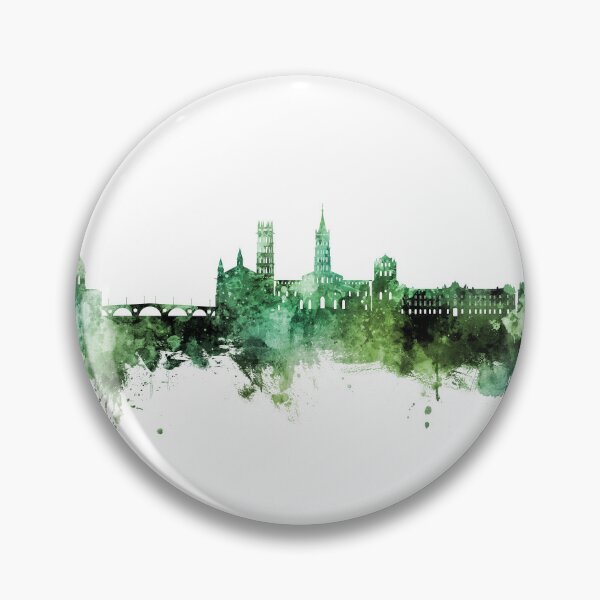 Item preview, Toulouse France Skyline designed and sold by ArtPrints.