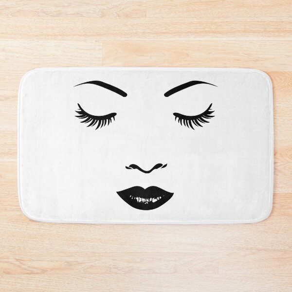 Item preview, Pretty girl face with long eyelashes designed and sold by pixxart.