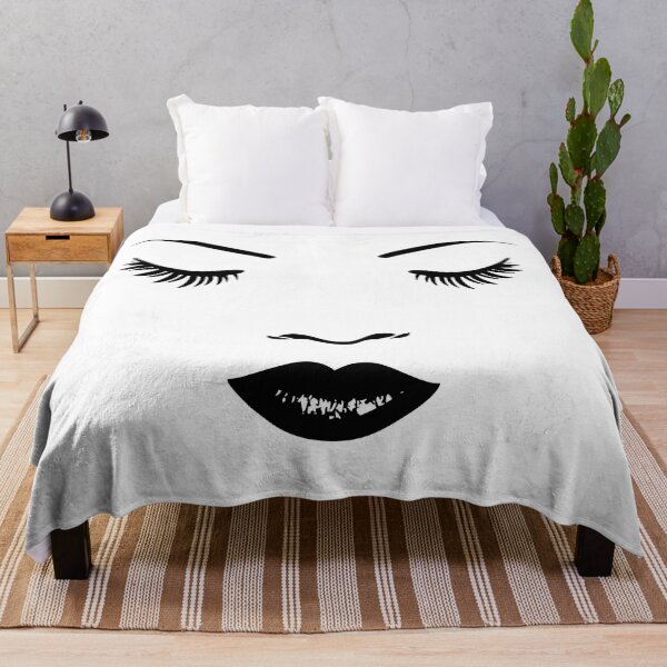 Item preview, Pretty girl face with long eyelashes designed and sold by pixxart.