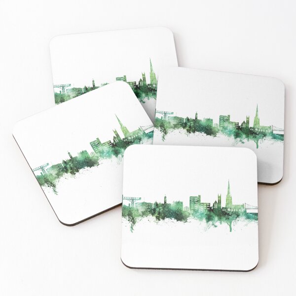 Item preview, Warrington England Skyline designed and sold by ArtPrints.