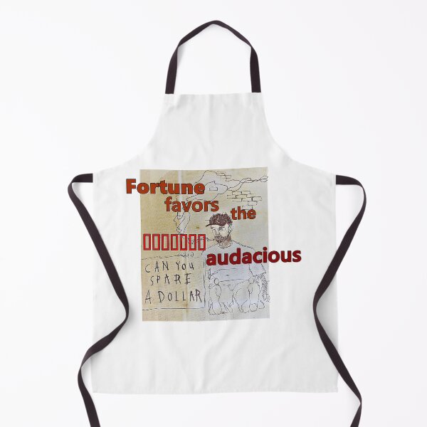 Item preview, Fortune favors the audacious, can you spare a dollar, inscriptions, letters abcdef designed and sold by NessArtByEwa.