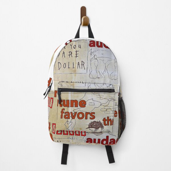 Item preview, Fortune favors the audacious, can you spare a dollar, inscriptions, letters abcdef designed and sold by NessArtByEwa.