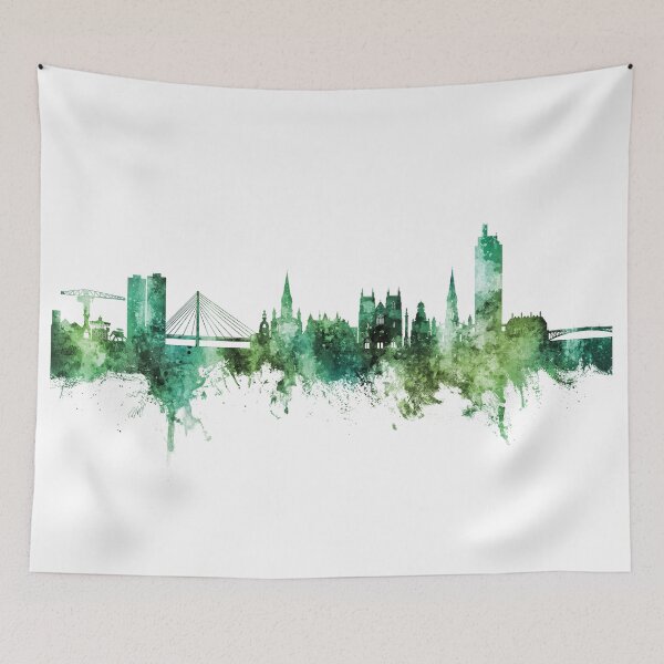 Item preview, Nantes France Skyline designed and sold by ArtPrints.