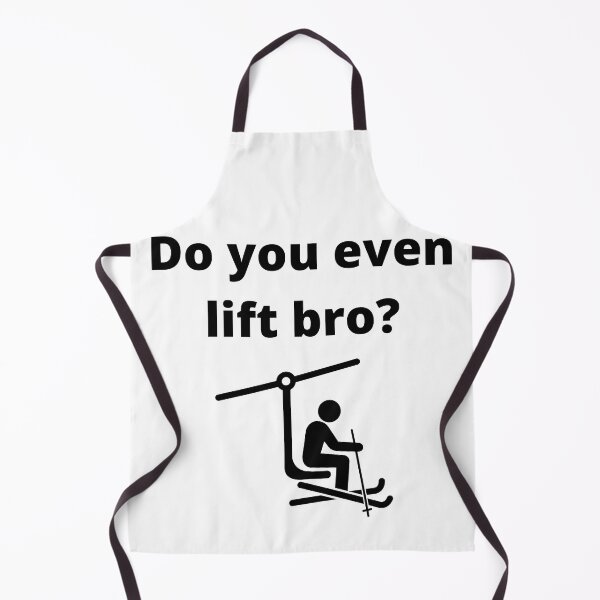 Item preview, Do you even lift bro funny skiing design designed and sold by NerdyFancies.