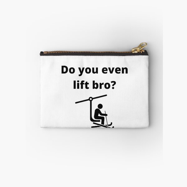 Item preview, Do you even lift bro funny skiing design designed and sold by NerdyFancies.