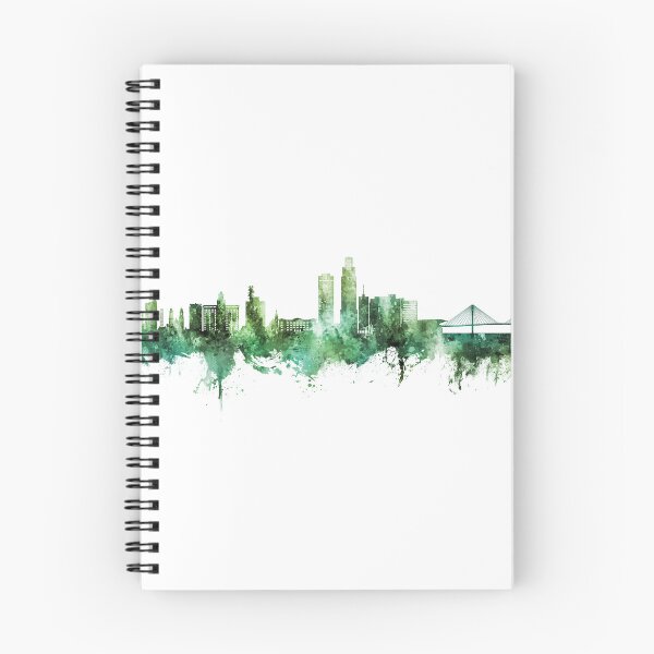 Aperçu de l'œuvre Omaha Nebraska Skyline créée et vendue par ArtPrints.