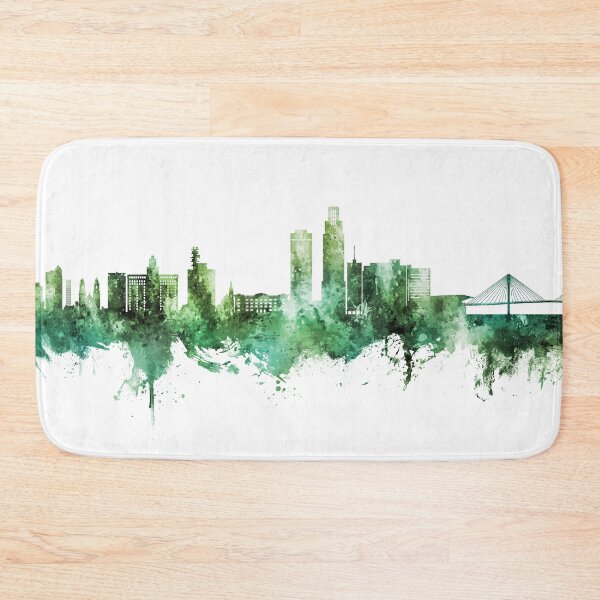 Item preview, Omaha Nebraska Skyline designed and sold by ArtPrints.