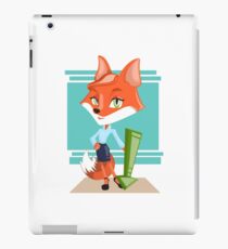 Business female fox iPad Case/Skin