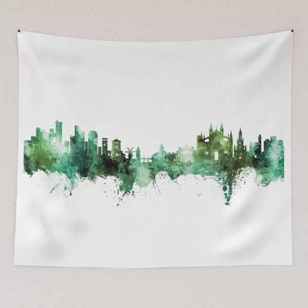 Item preview, Palma de Mallorca Spain Skyline designed and sold by ArtPrints.